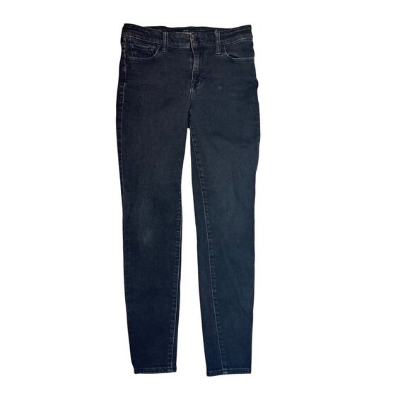 LUCKY BRAND Eva Super Skinny Mid-Rise Black Denim Jeans Size 2 / 26 - Picture 1 of 11